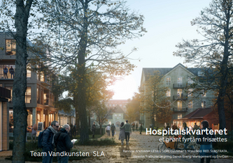 Forslag til udviklingsplan fra Vandkunsten og SLA
Foto: Forsiden af udviklingsplanan